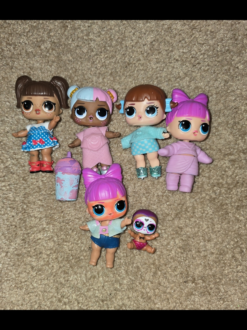 Lol Surprise Dolls With Outfits,  Accessories,  Lot